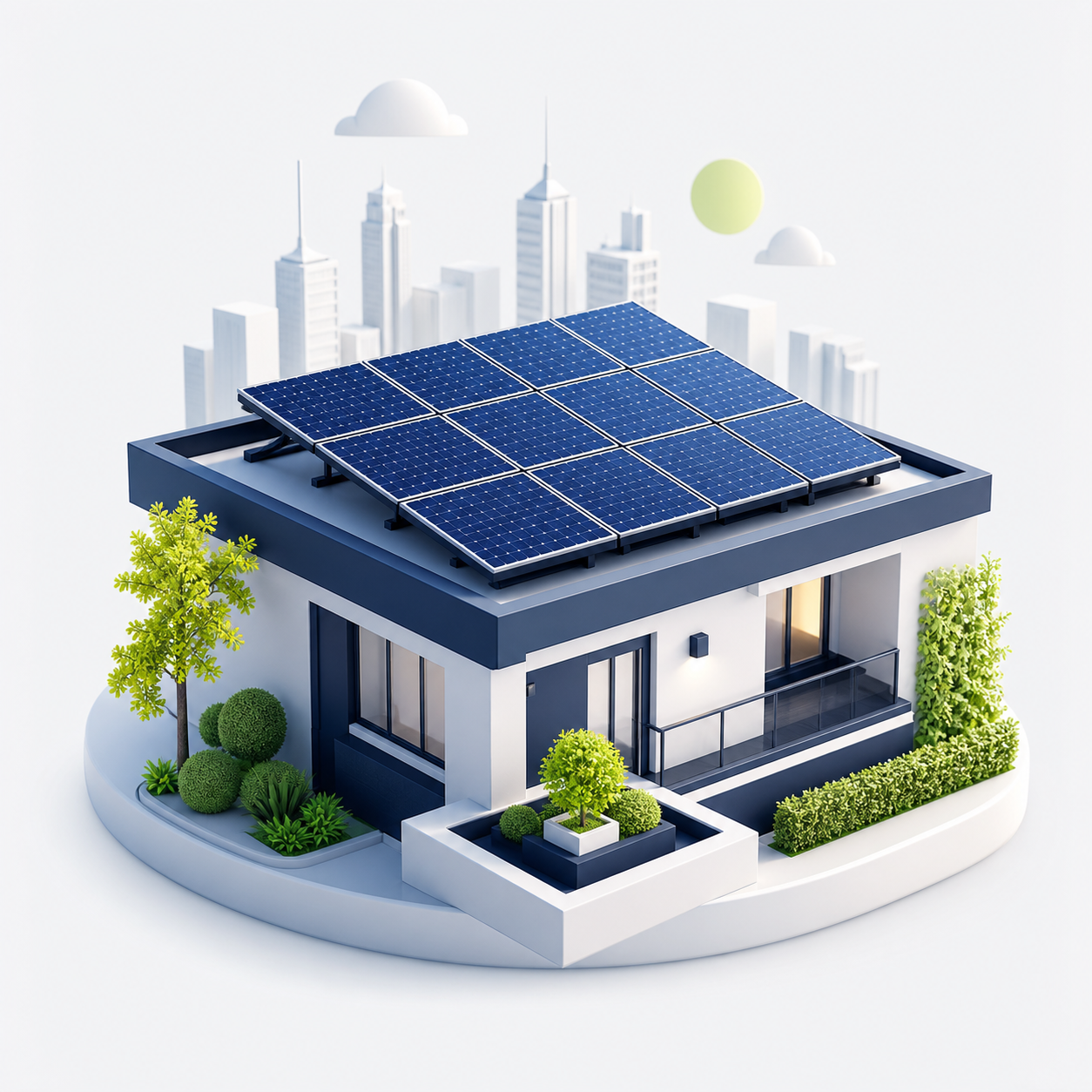 Rooftop solar system installation