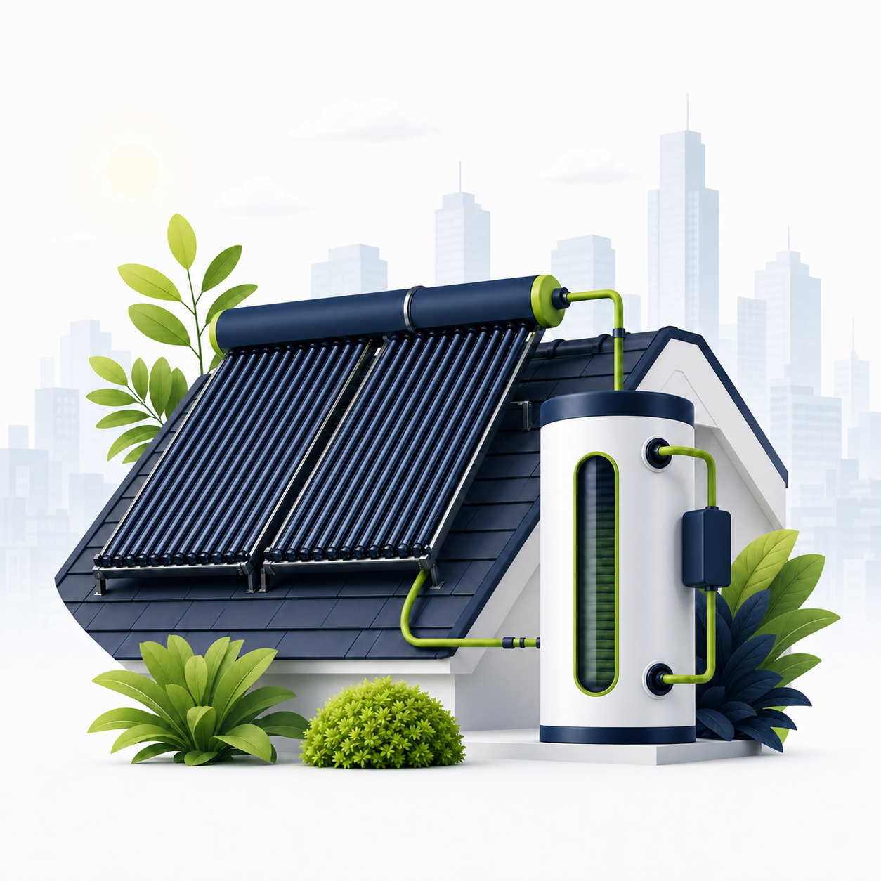 Solar water heating system